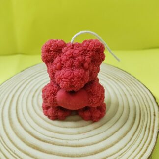 Bear shaped soy candles