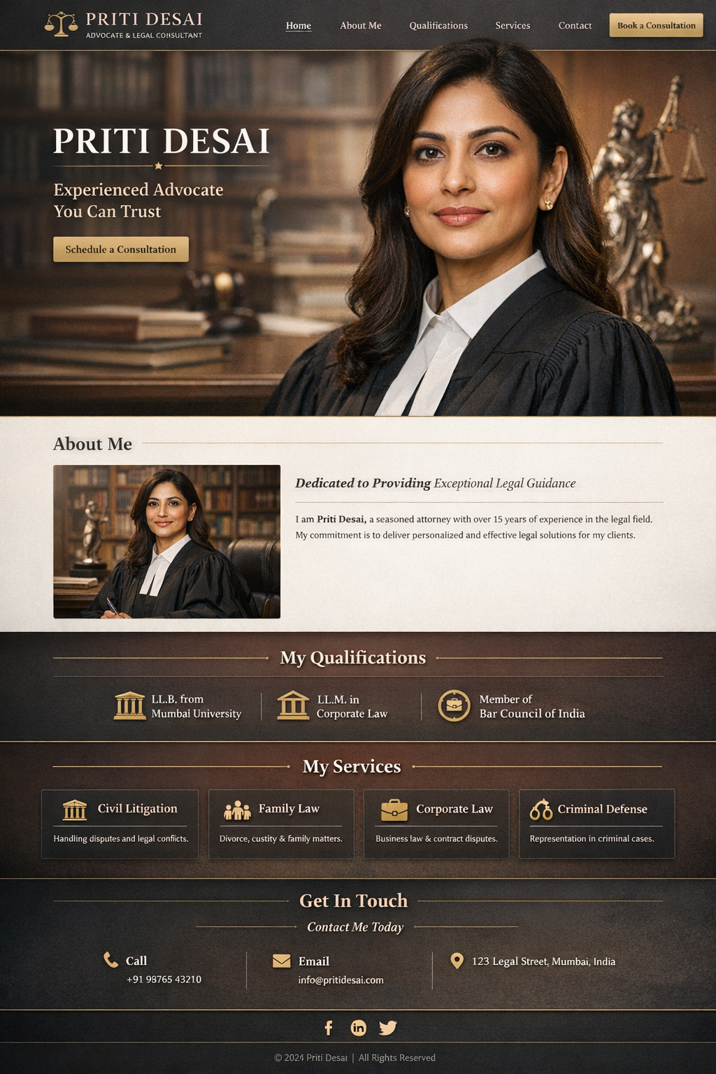 website design for lawyers Pune India