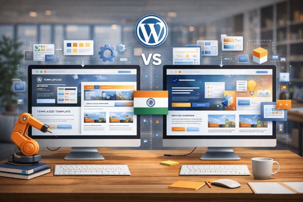 Template WordPress website vs custom WordPress website